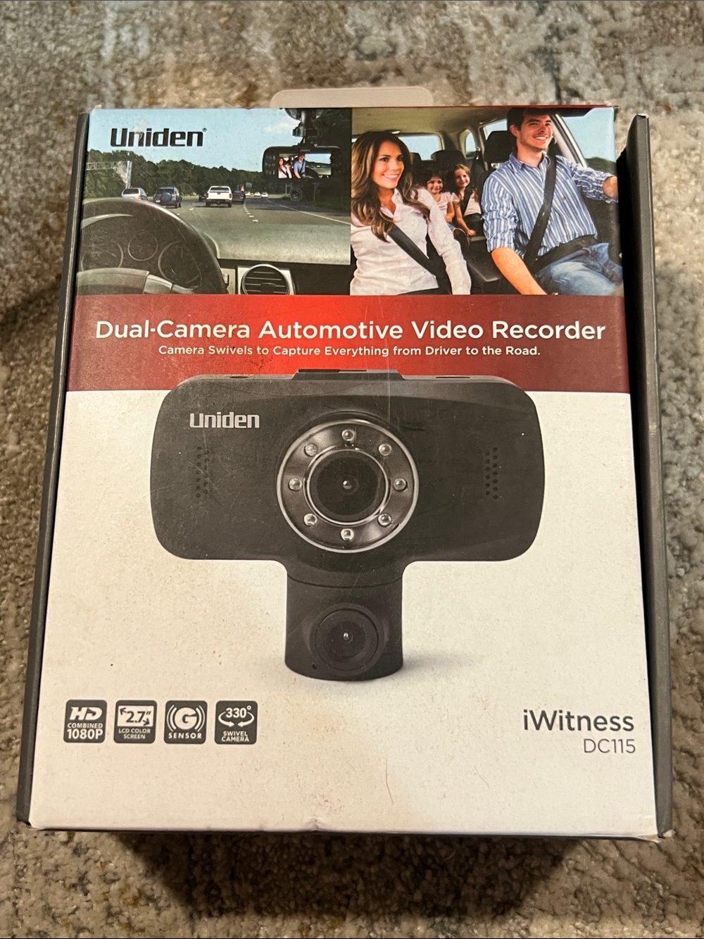 Uniden Dash Cam 1080P HD Dual Camera Front And Rear View Cars Mount Video z26